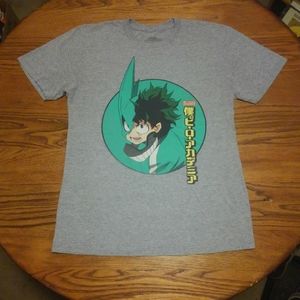 My Hero Academia Shirt Funimation Anime Medium Korean Cartoon Cute T-Shirt 👕 😊